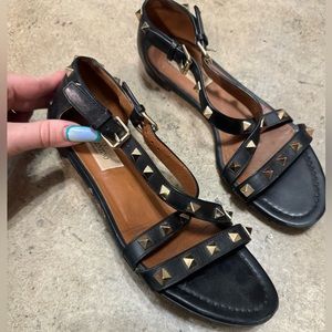 Valentino Garvani Rockstud Criss Cross Sandal